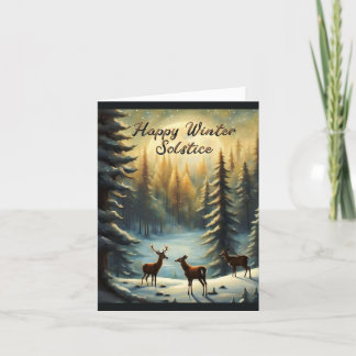 Happy Solstice & Heathens Groeten Kaart