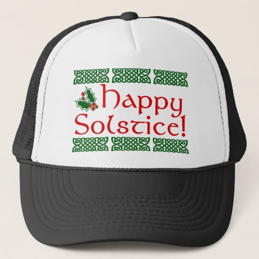 Happy Solstice Trucker Pet (Voorkant)
