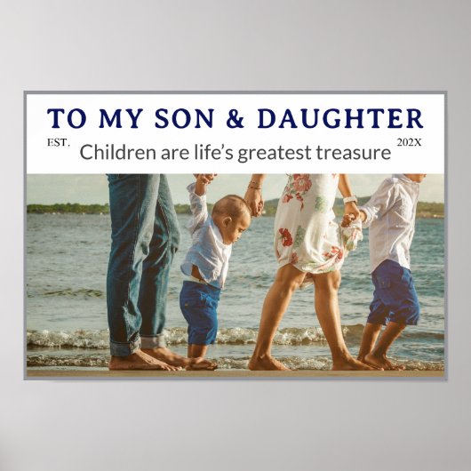 Happy Son’s & Daughter’s Day – Fun Wall Poster (Devant)