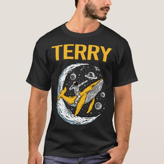 Happy Space - Terry Naam T-shirt (Voorkant)