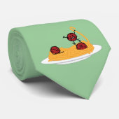 Happy Spaghetti en Meatballen Stropdas (Opgerold)