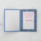 Happy Sparkle Birthday Kaart (Binnen)