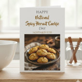 Happy Spicy Hermit Cookie Day | Nov 15th Kaart
