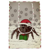 Happy Spider-kerstmis - Aangepaste naam cadeautas (Achterkant)