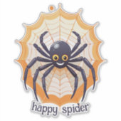 Happy Spider Sticker (Voorkant)