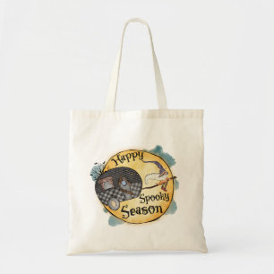 Happy Spooky Season Halloween Camping Tote Bag