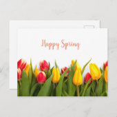 Happy Spring Briefkaart (Voorkant / Achterkant)