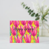 Happy Spring Briefkaart (Staand voorkant)