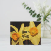 Happy Spring Briefkaart (Staand voorkant)