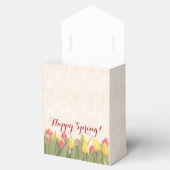 Happy Spring Colorful Tulips Bedankdoosjes (Geopend)