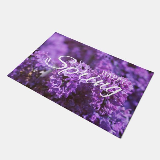 HAPPY SPRING FLORAL DEURMAT (Schuin)