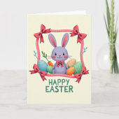 Happy Spring Oval Pattern Card Kaart (Voorkant)