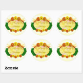 Happy Spring Ronde Sticker (Vel)