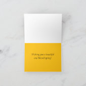 Happy Spring Scripture Bijbel Woestijnbloemen Kaart (Binnen)