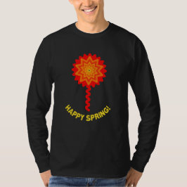 Happy Spring T-shirt met lange mouwen
