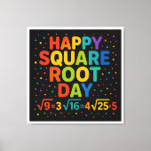 Happy Square Root Day Canvas Afdruk (Voorkant)