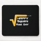 Happy Square Root Day Men Women Kids Muismat (Voorkant)