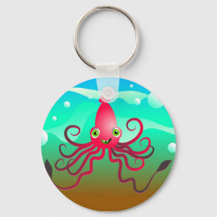 Happy Squid Sleutelhanger