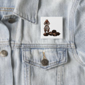 Happy Squirrel Button (In situ)