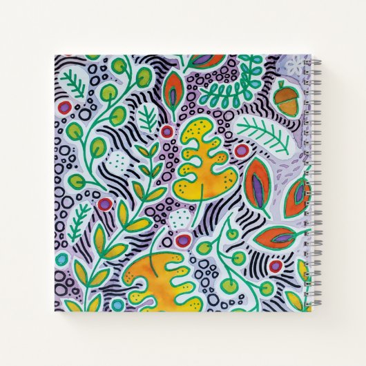 Happy Squirrel Sketchpad Notitieboek (Achterkant)