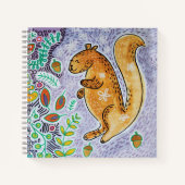 Happy Squirrel Sketchpad Notitieboek (Voorkant)