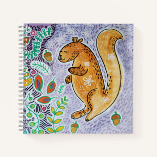 Happy Squirrel Sketchpad Notitieboek