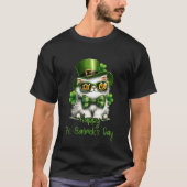 Happy St. Catrick's Day Funny Cat St. Patrick's T-shirt (Voorkant)
