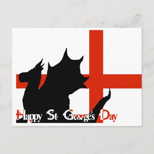 Happy St George's Day - Briefkaart (Voorkant)