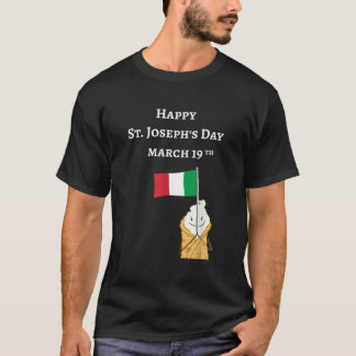Happy St Joseph s Day Sicilian Cannoli American It T-shirt