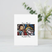 Happy St. Joseph's Day Briefkaart (Staand voorkant)