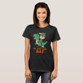 Happy St Pat Rex Day St Patricks Day Rex Leprechau T-shirt (Voorkant volledig)