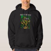 Happy St PaT Rex Dinosaur Saint Patrick's Day Boys Hoodie (Voorkant)