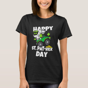 Happy St Pat T Rex Day Cute Dinosaurus St Patrick T-shirt