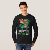 Happy St Pat Trex Day Dino St Patricks Day Toddle T-shirt (Voorkant volledig)
