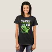 Happy St Pat Trex Day Dino St Patricks Day Toddler T-shirt (Voorkant volledig)