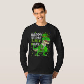 Happy St Pat Trex Day Dinosaur St Patricks Day Tod T-shirt (Voorkant volledig)