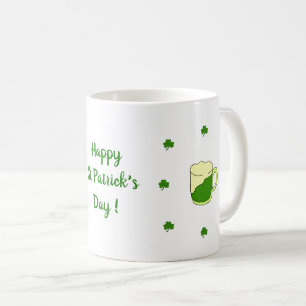Happy St Patri Minimaliste Cute Coffee Mug
