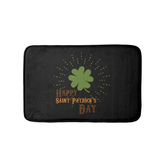Happy St Patrick Day Badmat (Voorkant)