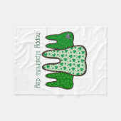 Happy St Patrick Day Fleece Deken (Voorkant (Horizontaal))