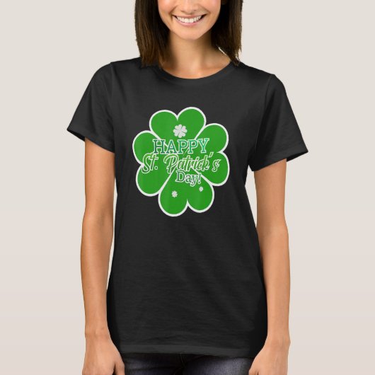 Happy St Patrick Day T-shirt (Voorkant)