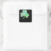 Happy St Patrick Day Vierkante Sticker (Tas)