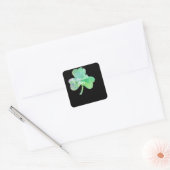 Happy St Patrick Day Vierkante Sticker (Envelop)