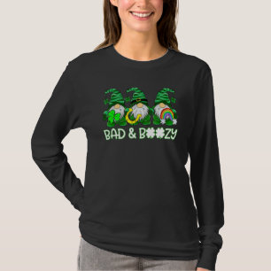 Happy St Patrick S Day Bad and Boozy Lucky 3 Gnome T-shirt