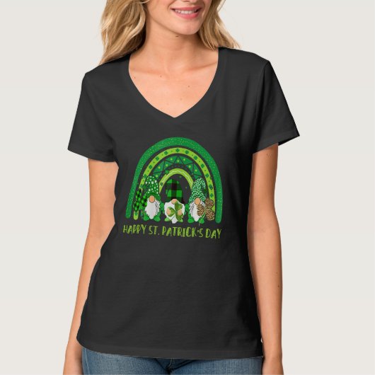 Happy St Patrick S Day Funny Saint Patrick Irish G T-shirt (Voorkant)