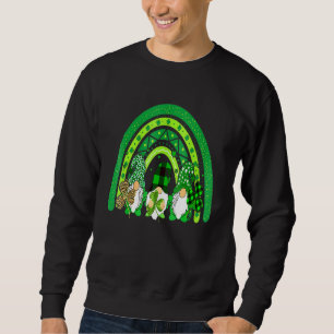 Happy St Patrick S Day Gnomes Rainbow Lucky Clover Trui