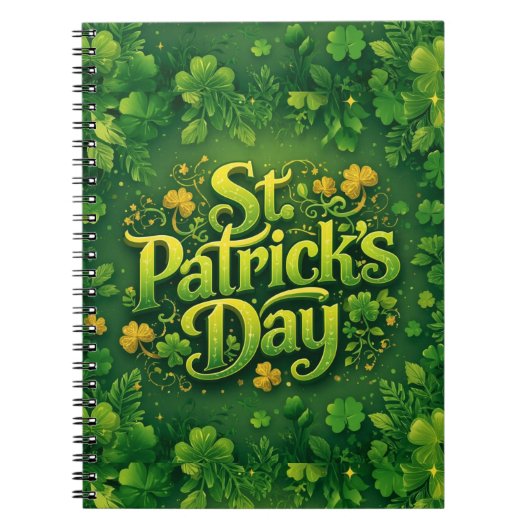 Happy St. Patrick’s Day Notitieboek (Voorkant)