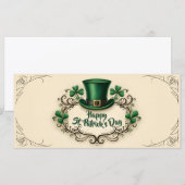 Happy St. Patrick’s Day Shamrock Design (Voorkant / Achterkant)