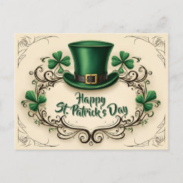 Happy St. Patrick’s Day Shamrock Design Briefkaart
