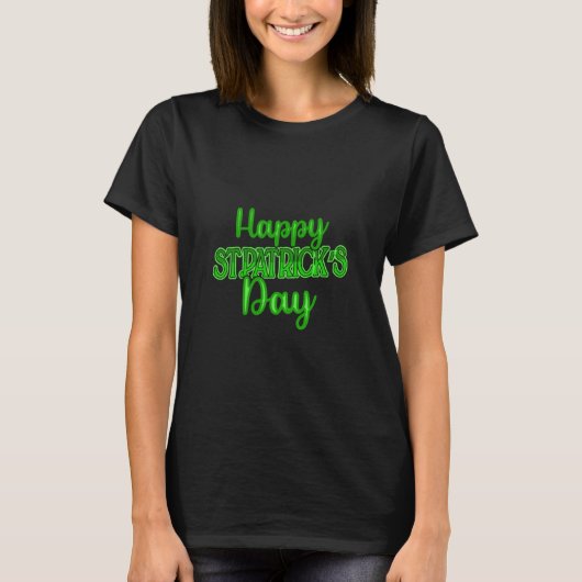 Happy St Patrick S Day T-shirt (Voorkant)