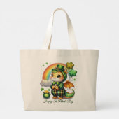 Happy St. Patrick’s Day Tote Bag (Achterkant)